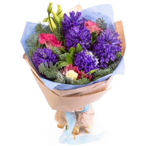 Цветочный букет «Фиолетовая сказка»