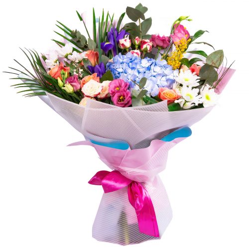 Цветочный букет «Роскошная акварель»