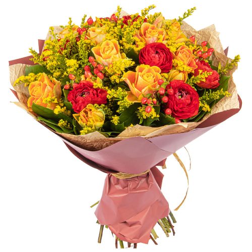 Цветочный букет «Осенний шарм»