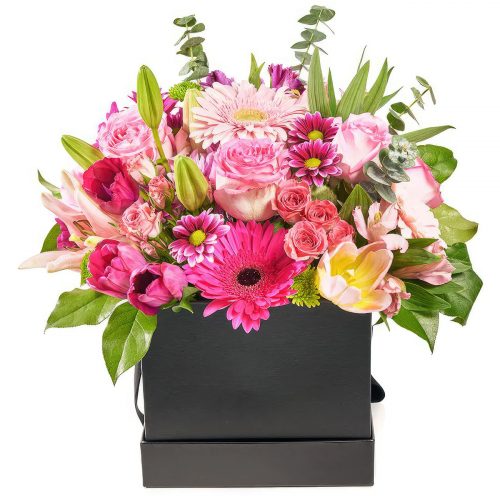 Цветочная композиция «Розовый сон»