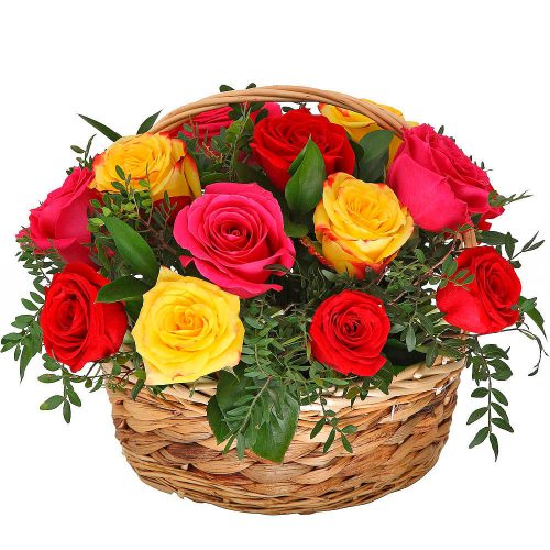 Цветочная композиция «Радужный микс»